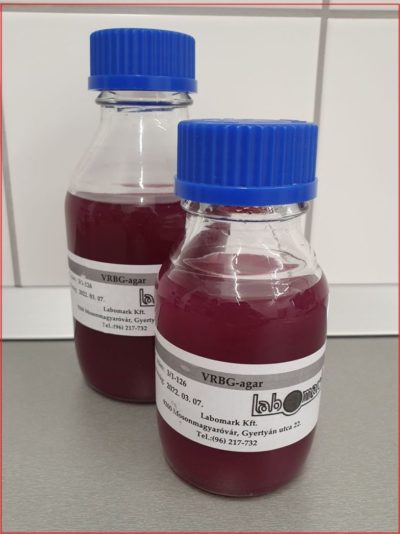 122+# Kristályibolya-neutrálvörös-epe-glükóz (VRBG) agar